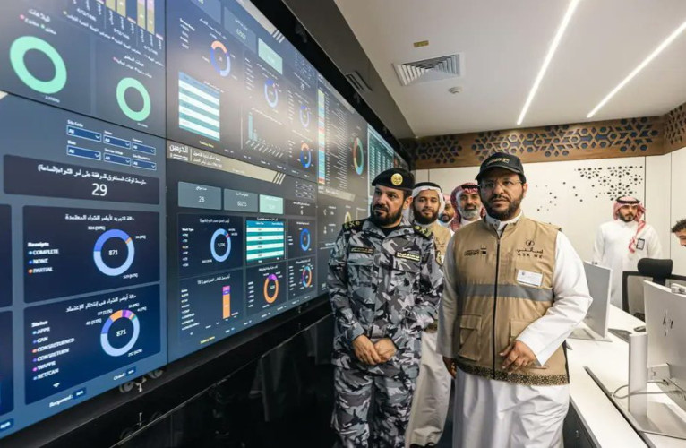هيئة العناية بشؤون الحرمين تطلق المرحلة التجريبية الأولى للمركز الهندسي الذكي للقيادة والتحكم بالمسجد الحرام