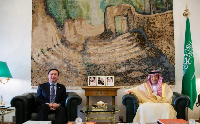 نائب وزير الخارجية يستقبل سفير جمهورية الصين الشعبية لدى المملكة