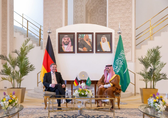 وزير الخارجية يستقبل وزير خارجية ألمانيا