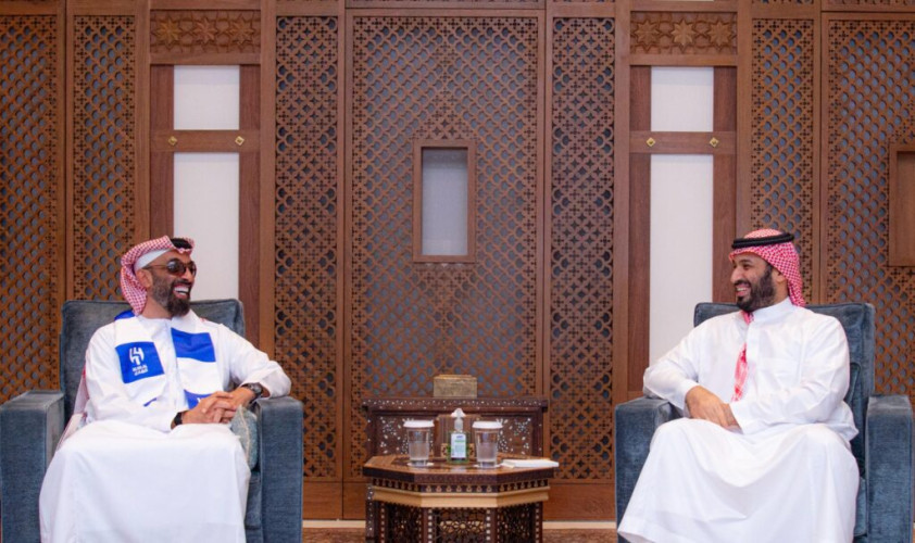 سمو ولي العهد يستقبل سمو نائب حاكم إمارة أبوظبي مستشار الأمن الوطني بدولة الإمارات العربية المتحدة