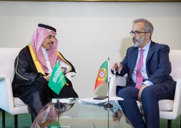 وزير الخارجية يلتقي وزير خارجية البرتغال