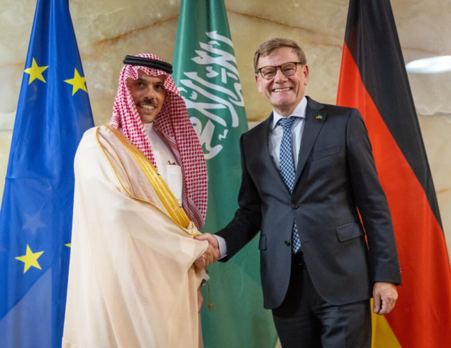 وزير الخارجية يلتقي وزير خارجية ألمانيا