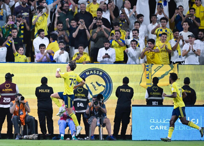 بخمسة أهداف مقابل هدف ‎النصر يكسب نقاط الرياض