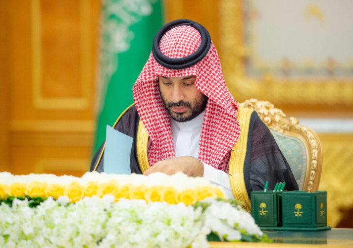 سمو ولي العهد يرأس جلسة مجلس الوزراء في الرياض