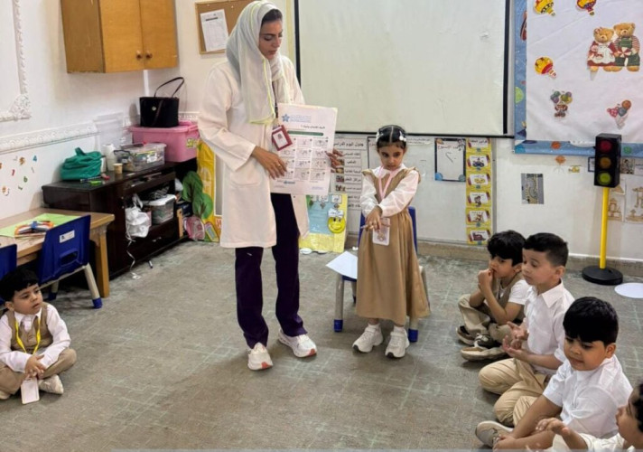 مجمع الملك عبدالله الطبي بجدة ينفذ برنامجًا توعويًا لتعزيز النظافة الشخصية لدى طلبة رياض الأطفال