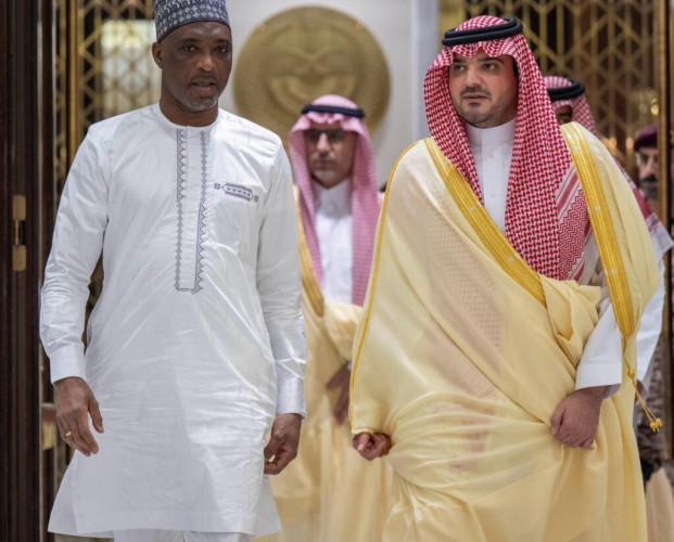 الأمير عبدالعزيز بن سعود يستقبل وزير الداخلية بجمهورية غانا
