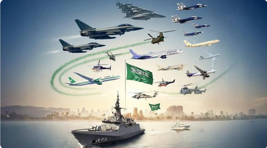 بمشاركة 11 جهة رسمية.. عروض جوية وبحرية وألعاب نارية تضيء سماء المملكة في اليوم الوطني 95