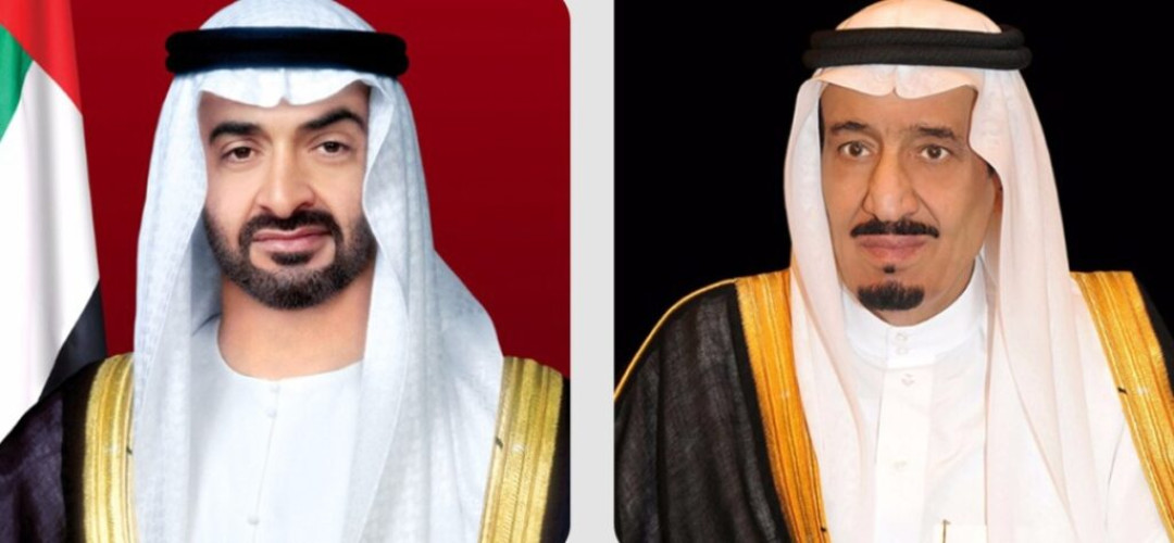 القيادة الإماراتية تهنئ خادم الحرمين الشريفين وسمو ولي العهد بمناسبة اليوم الوطني الـ(95)