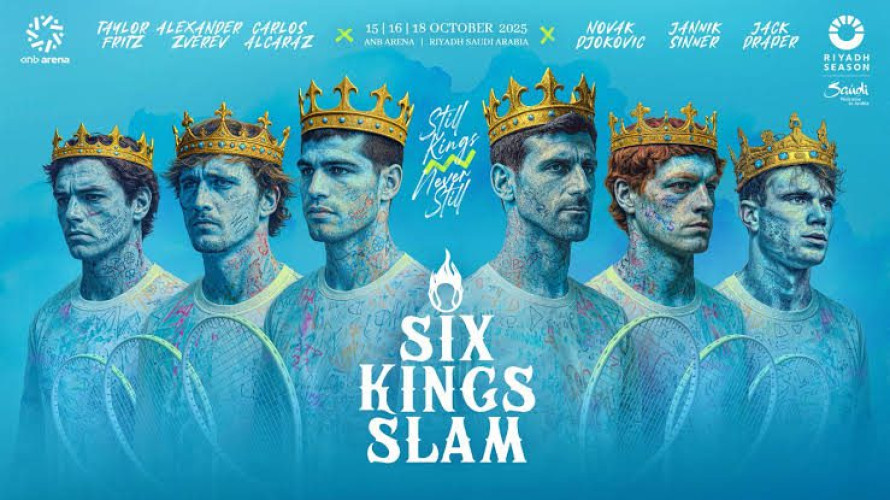 تركي آل الشيخ يعلن طرح تذاكر بطولة التنس العالمية Six Kings Slam 2025 في الرياض