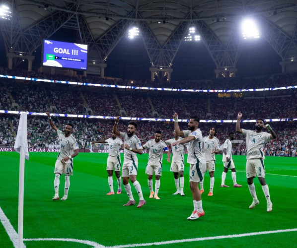 بثلاثية.. المنتخب السعودي يفوز على نظيره الإندونيسي في الملحق الآسيوي المؤهل إلى كأس العالم 2026⁧‎