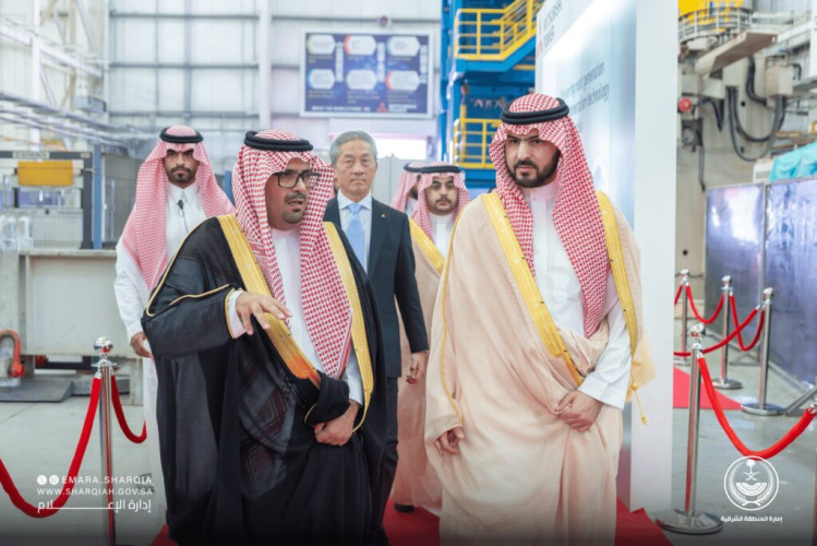 نائب أمير المنطقة الشرقية يدشّن ميتسوبيشي باور أول توربين غاز من طراز JAC يتم تجميعه محليًا