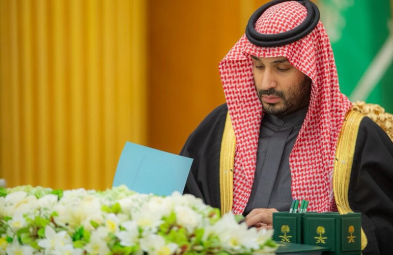 سمو ولي العهد يرأس جلسة مجلس الوزراء في الرياض