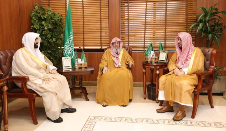 مفتي عام المملكة يستقبل رئيس ديوان المظالم