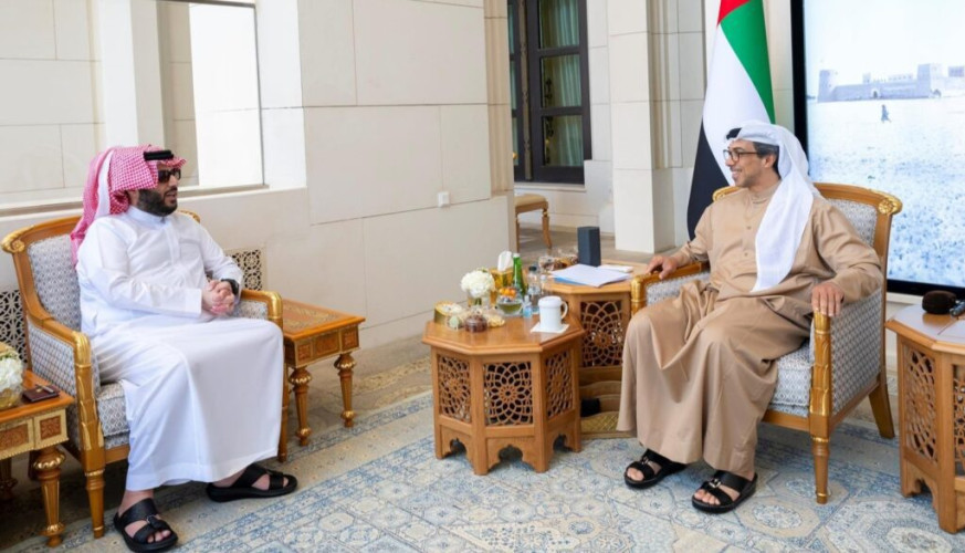 رئيس هيئة الترفيه يلتقي الشيخ منصور بن زايد في أبوظبي