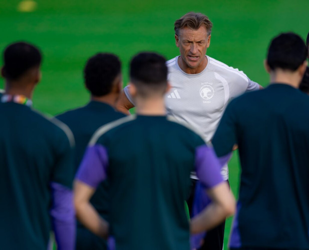 المنتخب السعودي يختتم استعداده لمواجهة الإمارات في ختام مشاركته بكأس العرب