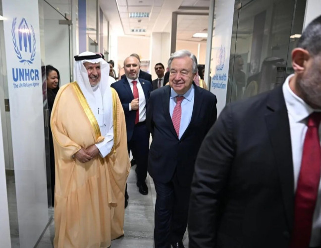 الأمين العام للأمم المتحدة يزور مقر مركز الملك سلمان للإغاثة والأعمال الإنسانية بالرياض