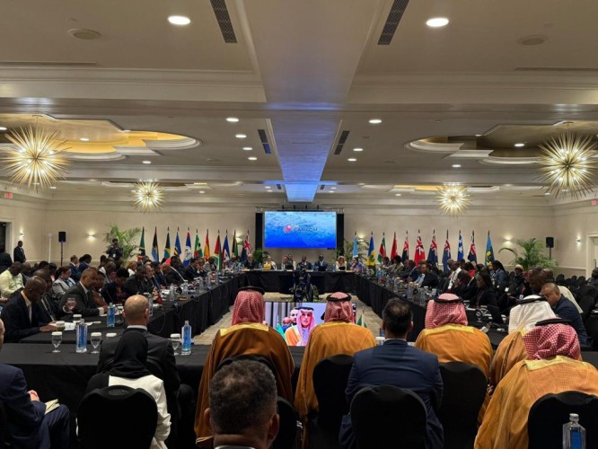 نيابةً عن سمو ولي العهد.. وزير الدولة للشؤون الخارجية يشارك في حفل افتتاح مؤتمر رؤساء حكومات مجموعة الكاريبية “كاريكوم”