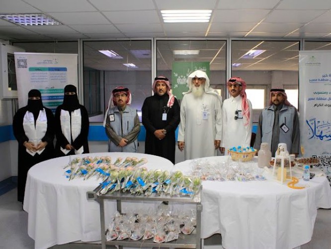 بشعار “أمل يزور.. عطاء يدوم”.. جمعية خير بشمال منطقة عسير تواسي المرضى مع حلول رمضان