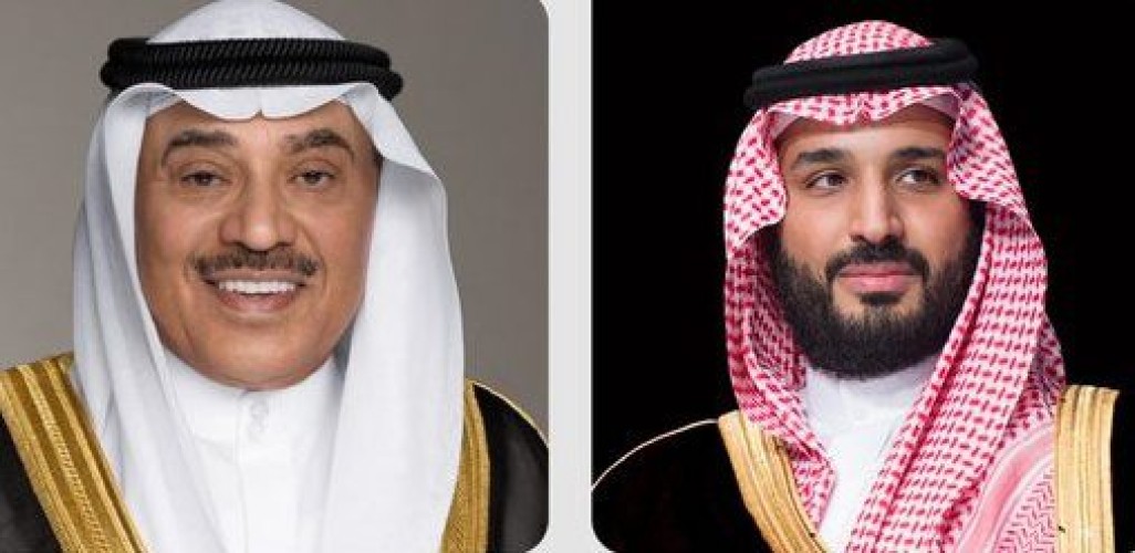 سمو ولي العهد يتلقى اتصالًا هاتفيًا من ولي عهد دولة الكويت