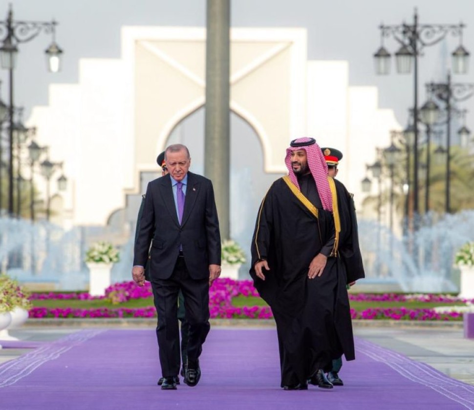 سمو ولي العهد يستقبل رئيس جمهورية تركيا ويعقدان جلسة مباحثات رسمية