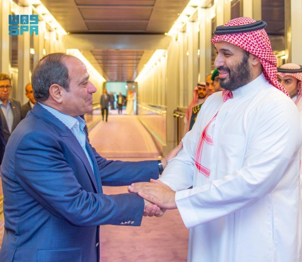 فخامة رئيس جمهورية مصر العربية يغادر جدة وسمو ولي العهد في مقدمة مودعيه