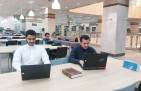 البيئة المناسبة للاستذكار استعداداً للاختبارات في مكتبة الجامعة الإسلامية بالمدينة