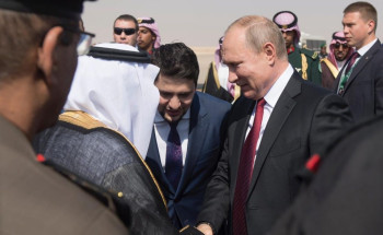 فخامة الرئيس الروسي يغادر الرياض