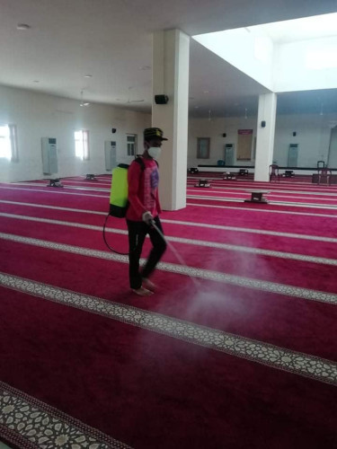 أعمال الصيانة والنظافة بمساجد القصيم