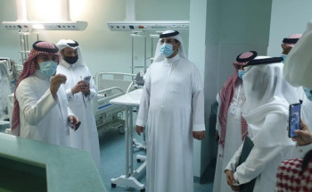 مدير صحة بيشة ومحافظ بلقرن وأعضاء مجلس منطقة عسير في زيارة لمستشفى سبت العلاية الجديد