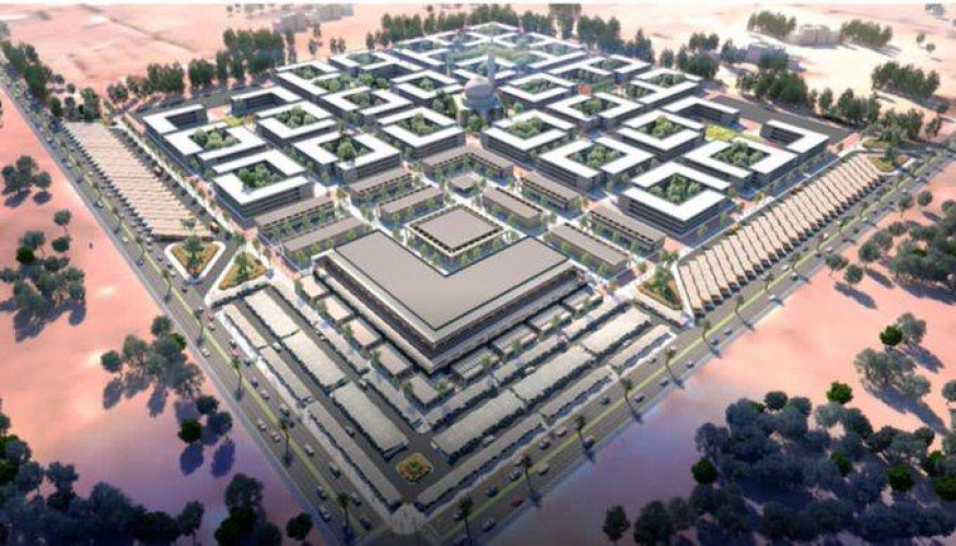 ‏الأمير مشعل بن ماجد يشهد توقيع عقد إنشاء أول مدينة متكاملة لسكن العمال بجدة‬⁩‫