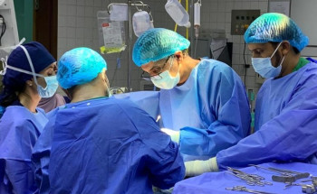 مستشفى الملك سلمان ينجح في استئصال ورم يزن 300 جرام لطفل حديثي الولادة
