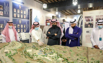 وزير البلديات يزور الطائف ويضع حجر الأساس لمشروع تطوير حديقة الملك فهد