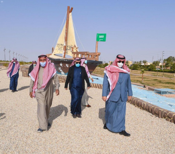 الأمير فيصل بن خالد بن سلطان يتفقد مركز طلعة التمياط