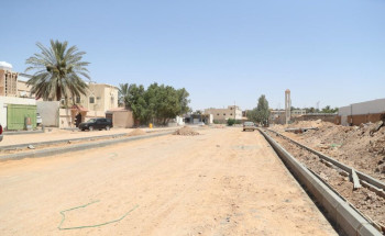 أمانة الجوف تواصل تنفيذ أعمال مشروع طريق الأمير سلطان السديري