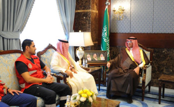 سمو محافظ الأحساء يستقبل مدير فرع هيئة الهلال الأحمر السعودي بالمحافظة