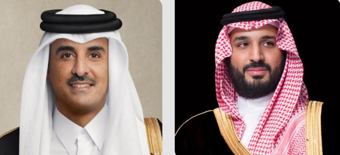 أمير دولة قطر يهنئ ولي العهد بمناسبة صدور الأمر الملكي بأن يكون رئيساً لمجلس الوزراء