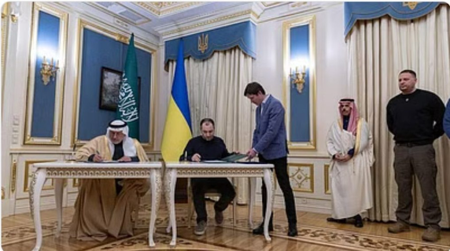 المملكة وأوكرانيا توقّعان اتفاقية ومذكرة تفاهم بقيمة 400 مليون دولار