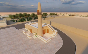 مشروع الأمير محمد بن سلمان لتطوير المساجد التاريخية يبقي مآذن مسجد أم زرينيق الإسطوانية شامخة
