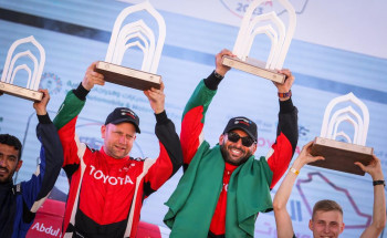 العالمي يزيد الراجحي بطلاً للنسخة الأولى من رالي تبوك-نيوم الجديد في روزنامة بطولة السعودية تويوتا للراليات الصحراوية