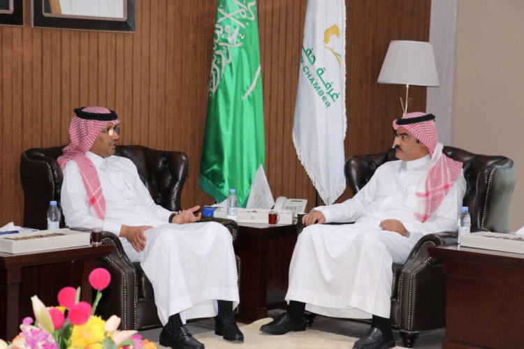 رئيس غرفة حفرالباطن يستقبل الرئيس التنفيذي للهيئة السعودية للمدن الصناعية ومناطق التقنية “مدن”