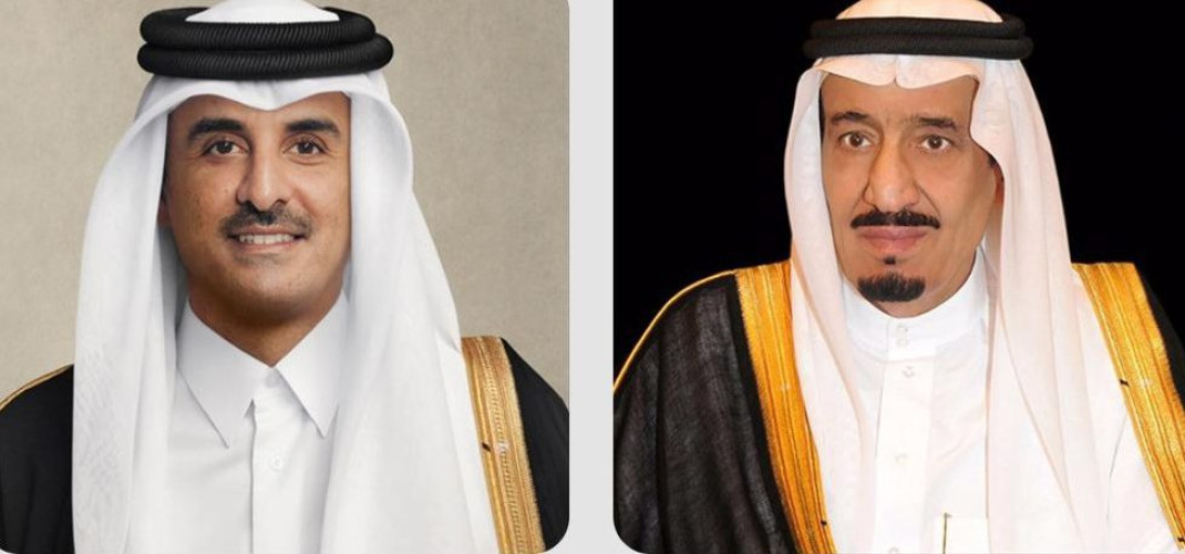 القيادة القطرية تهنئ خادم الحرمين الشريفين بمناسبة اليوم الوطني الـ 93 للمملكة
