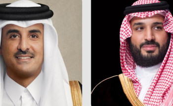 ولي العهد يتلقى رسالة خطية من أمير دولة قطر