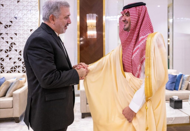 الأمير عبدالعزيز بن سعود يستقبل السفير الإيراني لدى المملكة