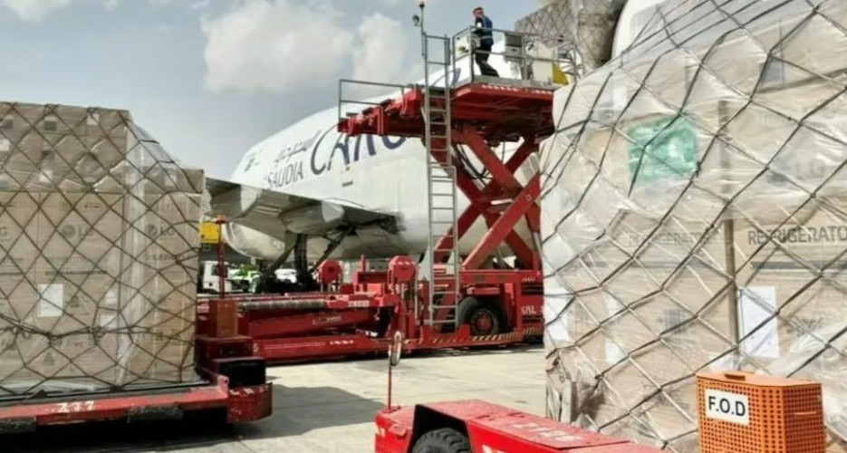 مغادرة الطائرة السعودية الـ 6 المحمّلة بالمساعدات الإغاثية للشعب الأوكراني