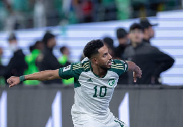 ‏المنتخب السعودي يعزز صدارته لمجموعته في التصفيات الآسيوية المشتركة لكأسي العالم 2026 وآسيا 2027 بالفوز على طاجيكستان 1-0