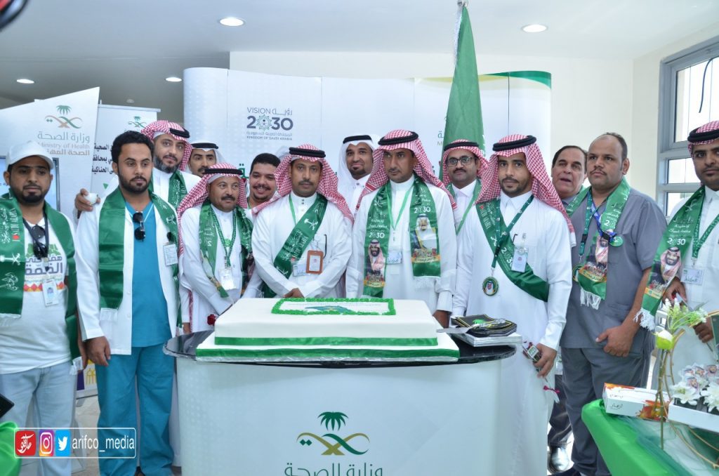 المجمع الصحي بمحافظة الحناكية يحتفل باليوم الوطني 89 المجمع الصحي بمحافظة الحناكية يحتفل باليوم الوطني 89