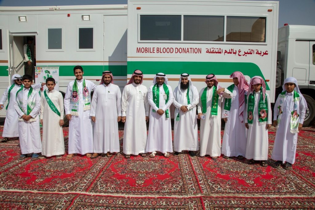 تعليم قرطبة ينظم حملة التبرع بالدم لجنود الحد الجنوبي بمناسبة اليوم الوطني ويدشن مشروع المكتبة المتنقلة لطلاب شرق الرياض