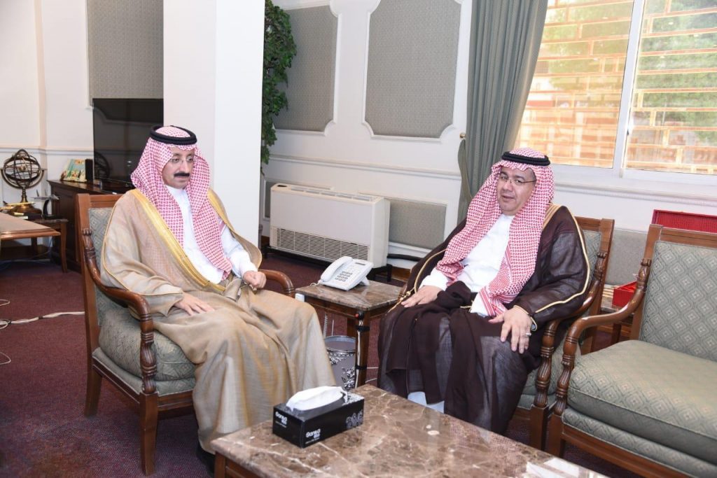 الأمير بدر بن محمد بن جلوي يستقبل مدير هيئة الرقابة والتحقيق الأمير بدر بن محمد بن جلوي يستقبل مدير هيئة الرقابة والتحقيق