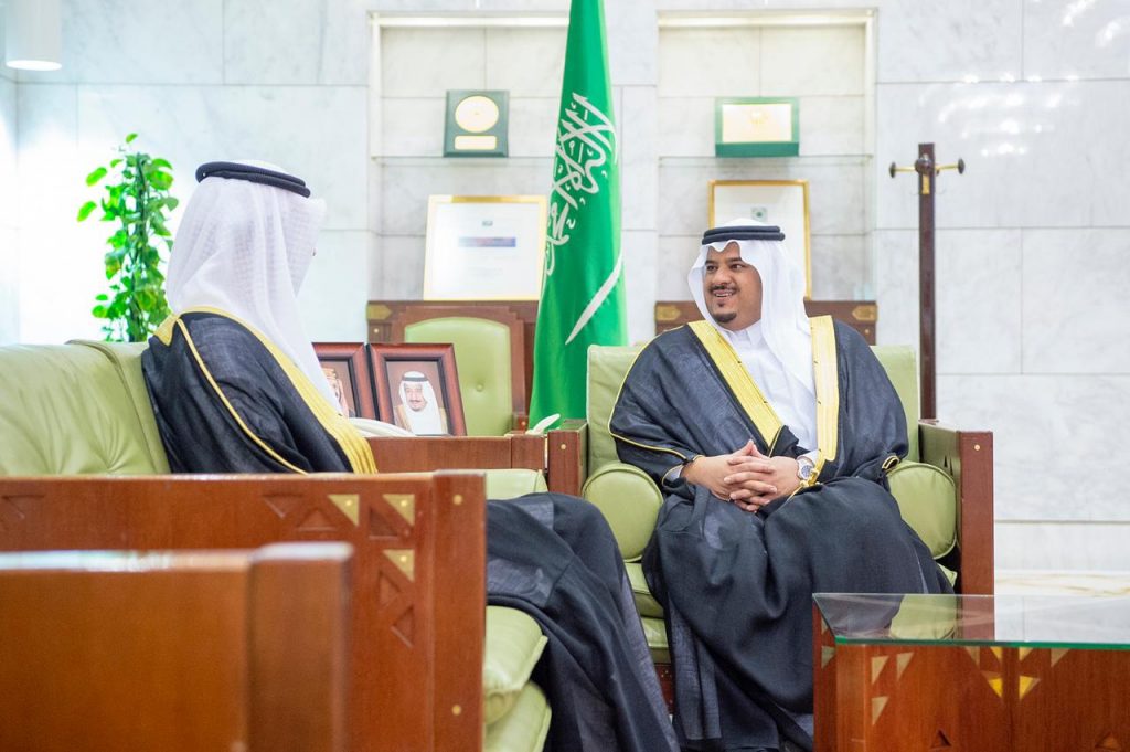 نائب أمير منطقة الرياض يستقبل سفير دولة الإمارات العربية المتحدة