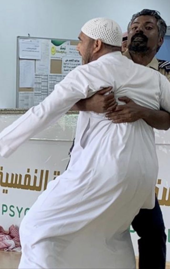 خطة فرضية لمشاجرة جماعية بمستشفى الصحة النفسية بالأحساء